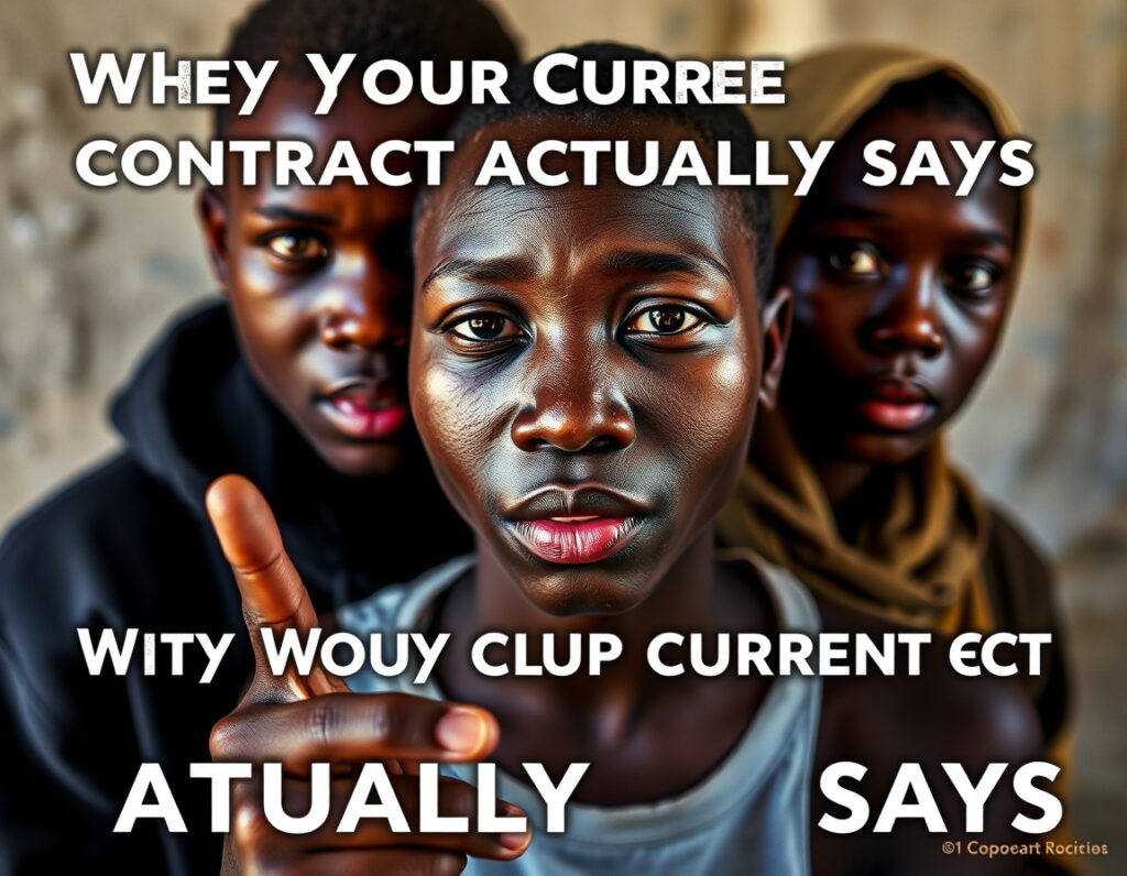 What Your Current Contract Actually Says — Food Distribution, Cape Town