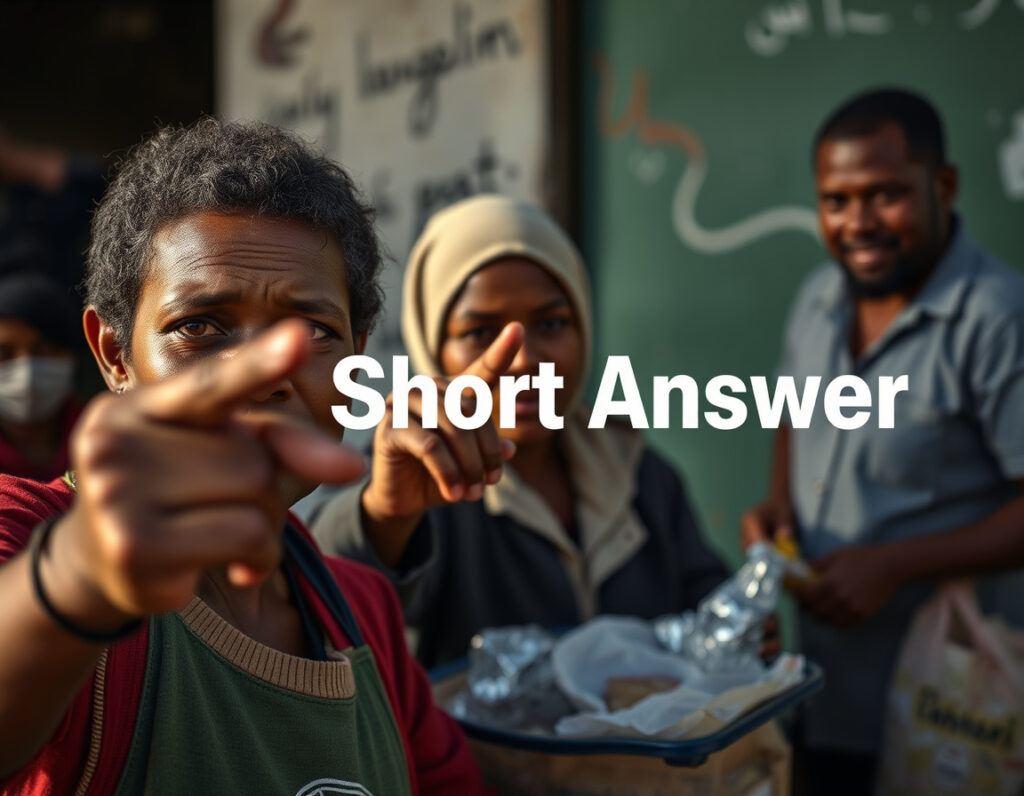 The Short Answer — Food Distribution, Cape Town