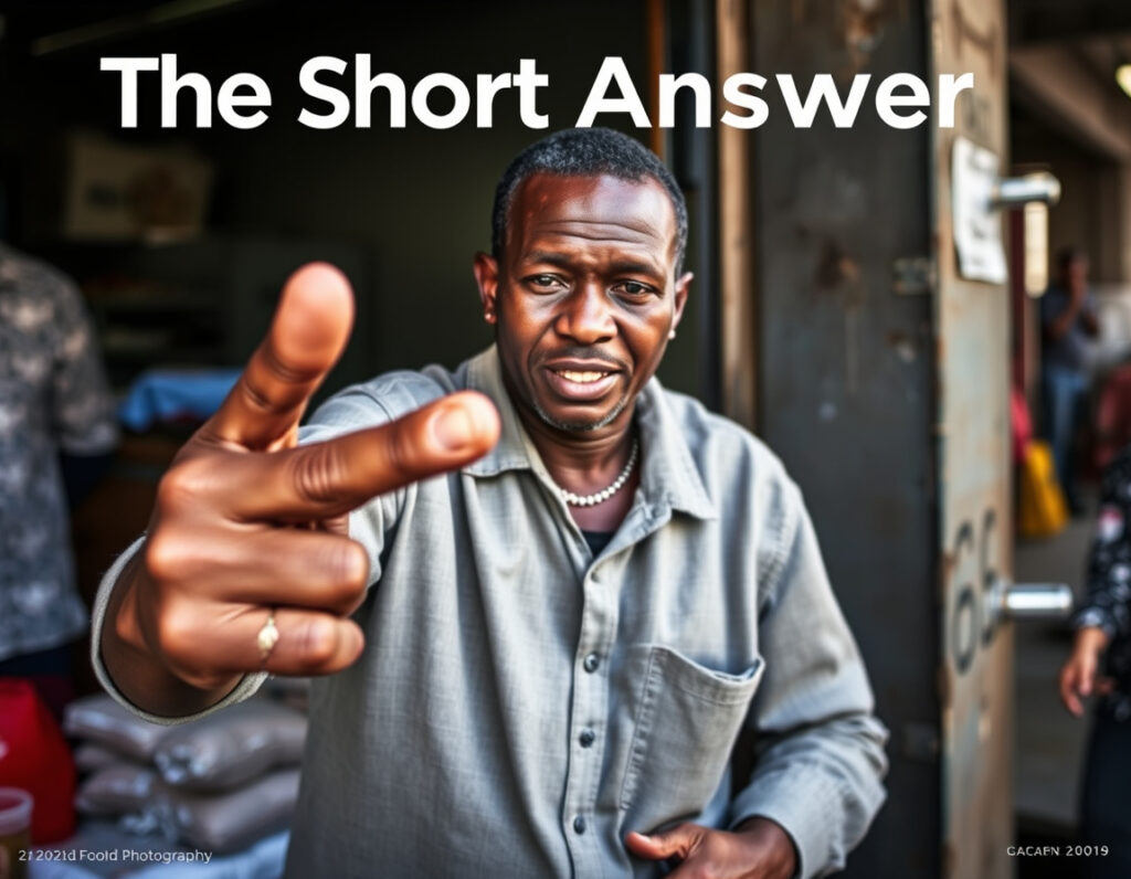 The Short Answer — Food Distribution, Cape Town